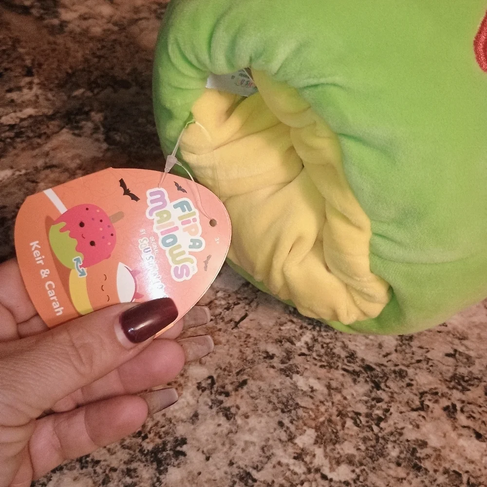 Flipamallow squishmallow candy apple keirn and candy corn cara. Brand new W Tags
